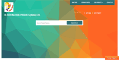 Desktop Screenshot of hitechnaturalproduct.com